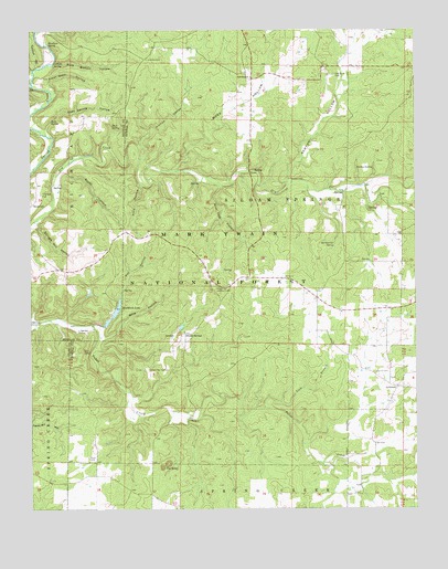 Siloam Springs, MO USGS Topographic Map