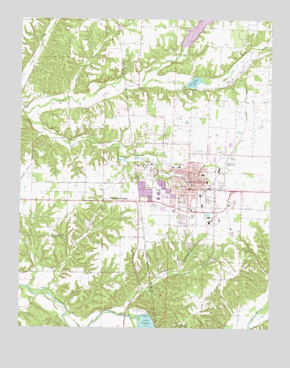Siloam Springs, AR USGS Topographic Map