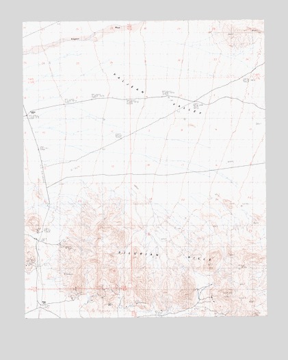 Silurian Hills, CA USGS Topographic Map