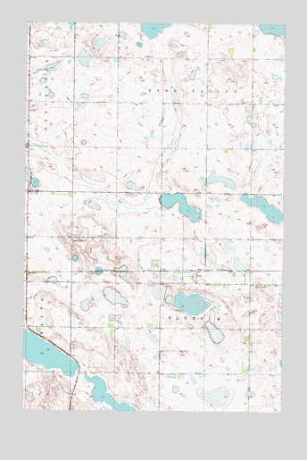 Silva, ND USGS Topographic Map