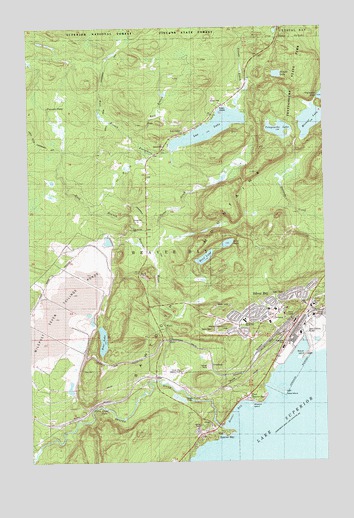 Silver Bay, MN USGS Topographic Map