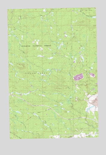 Silver Bay SW, MN USGS Topographic Map