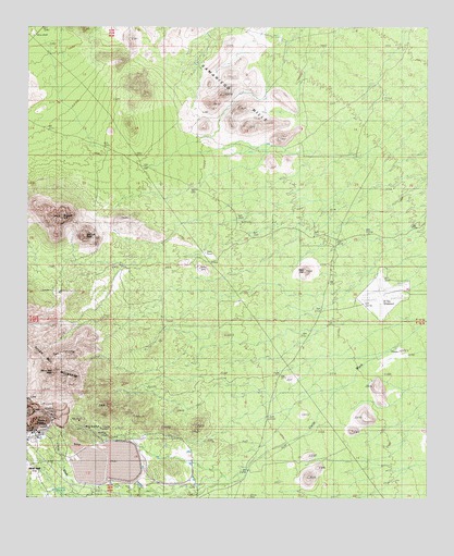 Silver Bell East, AZ USGS Topographic Map