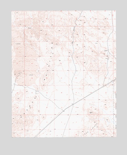 Silver Bell Mine, CA USGS Topographic Map