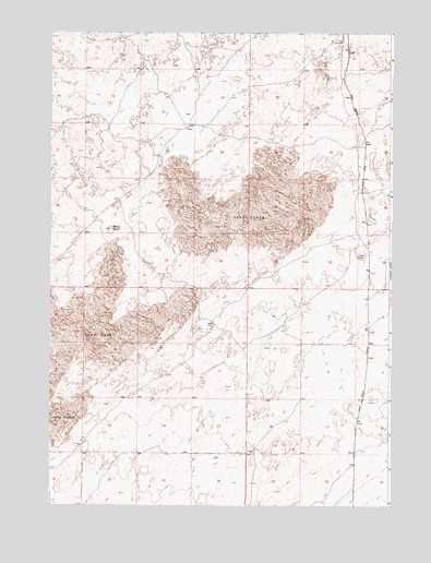 Black Knoll, ID USGS Topographic Map
