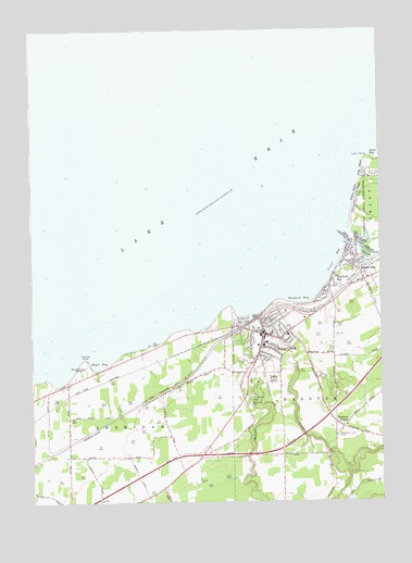 Silver Creek, NY USGS Topographic Map