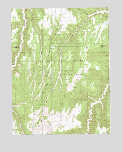 Black Knolls, UT USGS Topographic Map