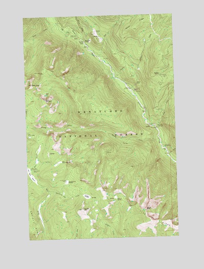 Silver Falls, WA USGS Topographic Map