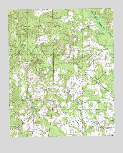 Silver Hill, NC USGS Topographic Map