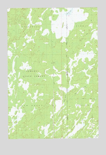 Black Lake, WI USGS Topographic Map
