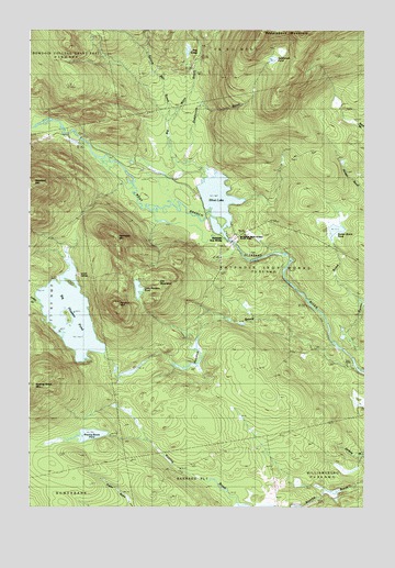 Silver Lake, ME USGS Topographic Map