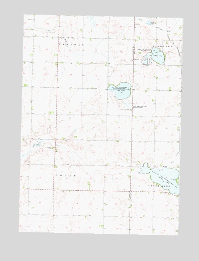 Silver Lake, IA USGS Topographic Map