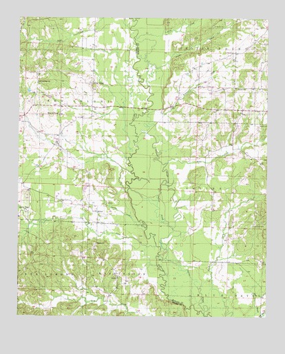 Silver Ridge, AR USGS Topographic Map