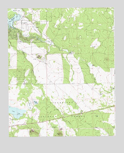 Silver Springs, AZ USGS Topographic Map
