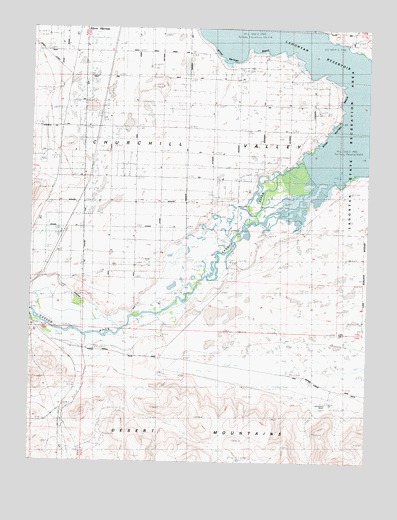 Silver Springs South, NV USGS Topographic Map