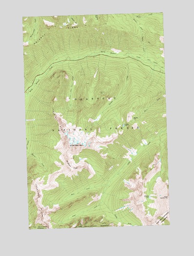 Silver Star Mountain, WA USGS Topographic Map