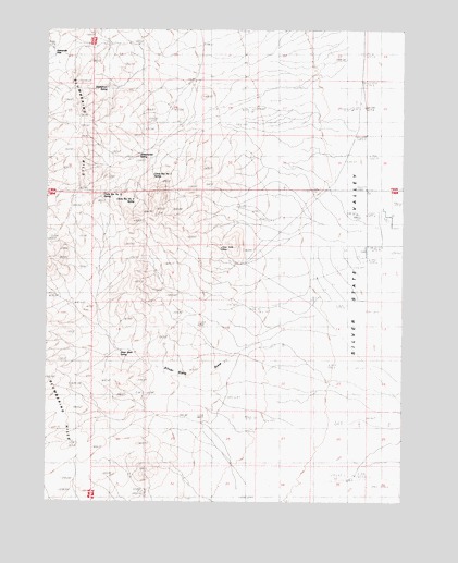 Silver State Draw, NV USGS Topographic Map