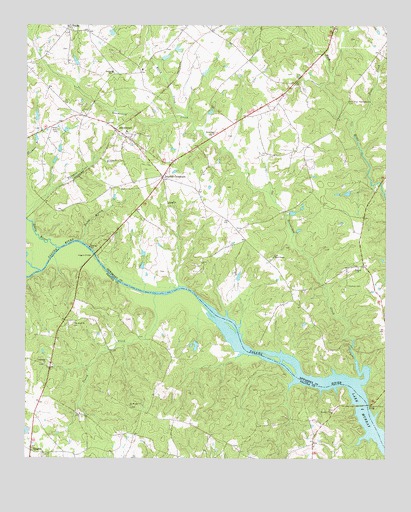 Silverstreet, SC USGS Topographic Map