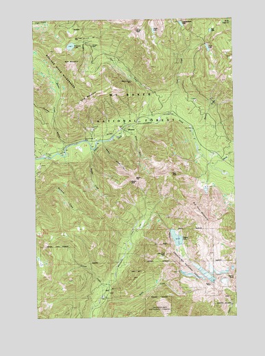 Silverton, WA USGS Topographic Map