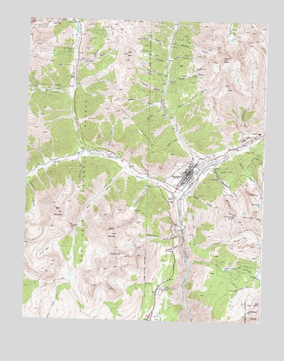 Silverton, CO USGS Topographic Map
