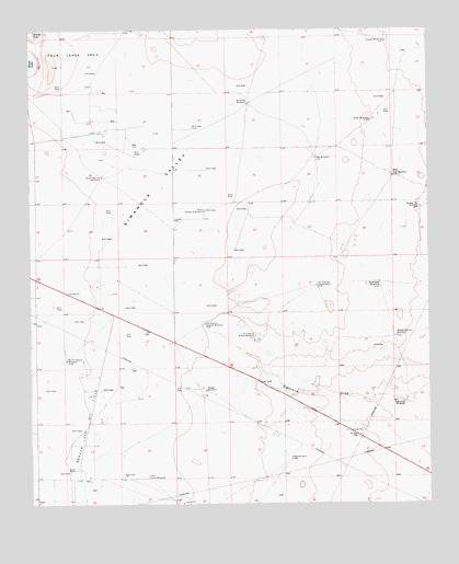 Simanola Valley, NM USGS Topographic Map
