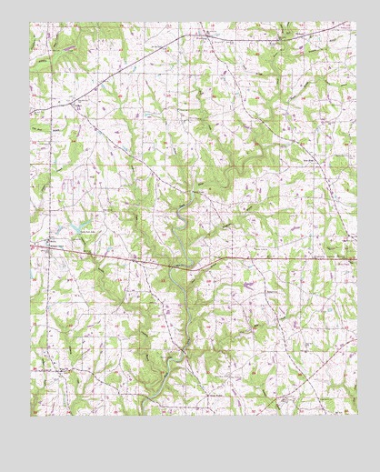Simcoe, AL USGS Topographic Map