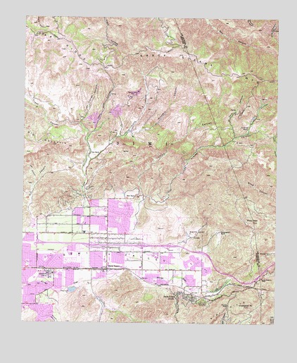 Simi Valley East, CA USGS Topographic Map