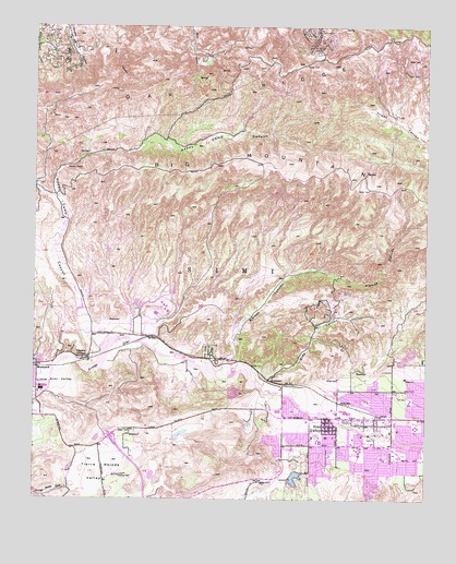 Simi Valley West, CA USGS Topographic Map