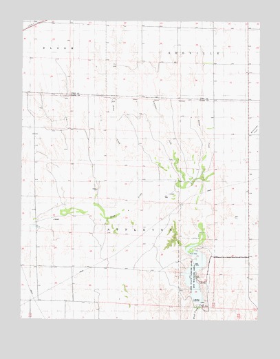 Simmons Creek, KS USGS Topographic Map
