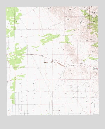Simmons Peak, AZ USGS Topographic Map