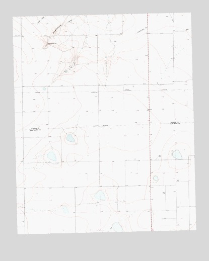 Simms NW, TX USGS Topographic Map