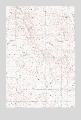 Simons Butte, MT USGS Topographic Map