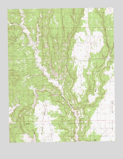 Black Mesa Butte, UT USGS Topographic Map