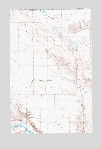 Simpson, MT USGS Topographic Map