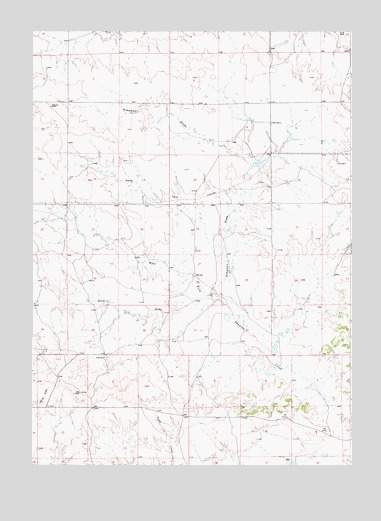 Simpson Draw, WY USGS Topographic Map