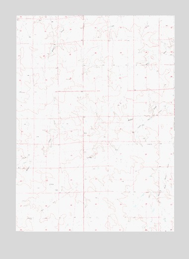Simpson Draw NW, WY USGS Topographic Map