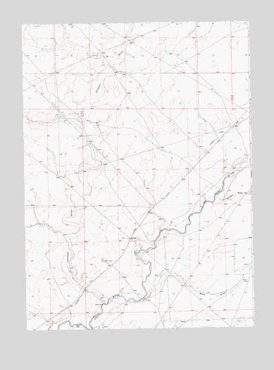 Simpson Gulch SE, WY USGS Topographic Map