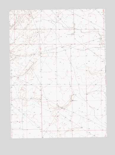 Simpson Gulch SW, WY USGS Topographic Map