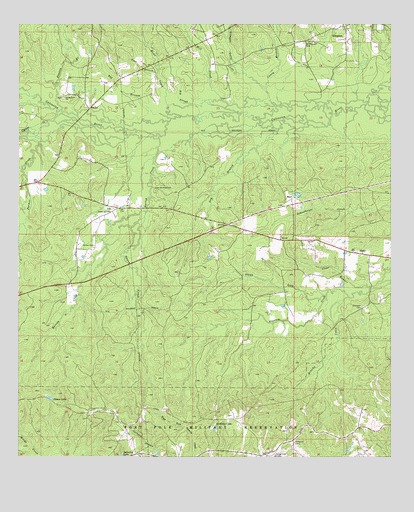 Simpson South, LA USGS Topographic Map