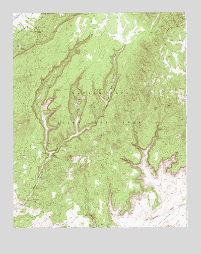 Black Mesa Wash NE, AZ USGS Topographic Map