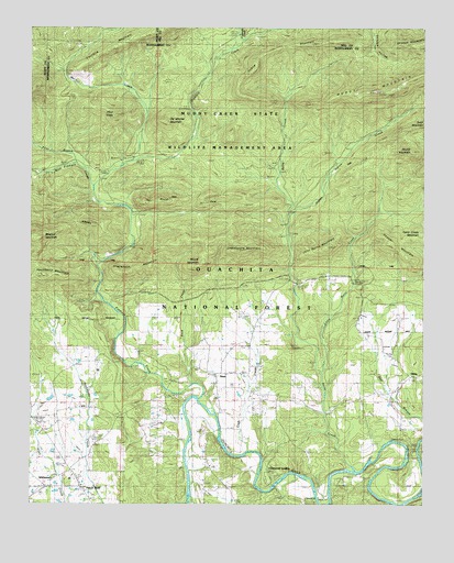 Sims, AR USGS Topographic Map