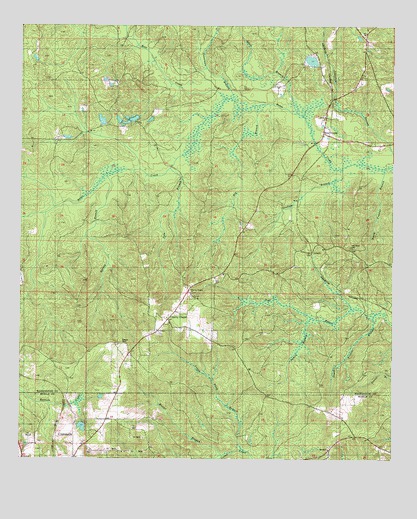 Sims Chapel, AL USGS Topographic Map