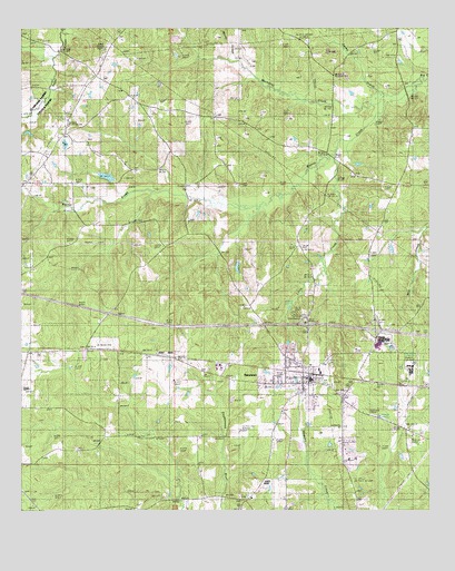 Simsboro, LA USGS Topographic Map