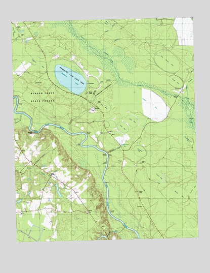 Singletary Lake, NC USGS Topographic Map