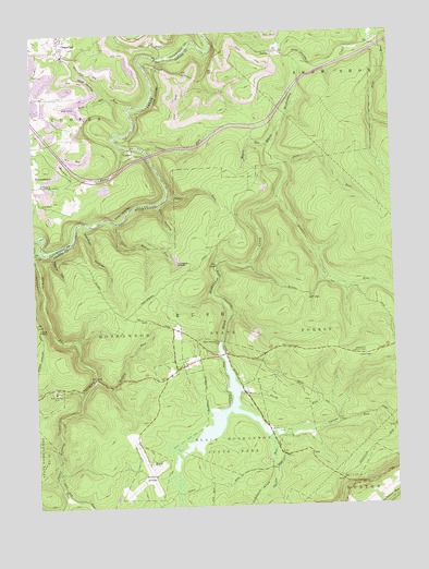Black Moshannon, PA USGS Topographic Map