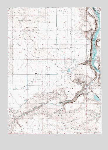 Sinker Butte, ID USGS Topographic Map
