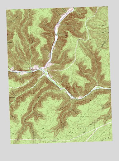 Sinnemahoning, PA USGS Topographic Map