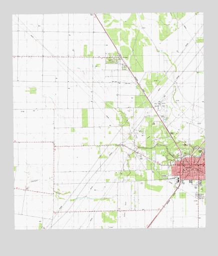 Sinton West, TX USGS Topographic Map