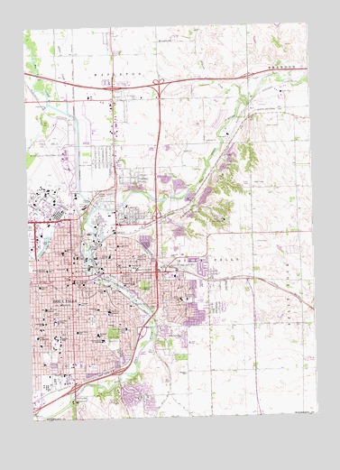 Sioux Falls East, SD USGS Topographic Map
