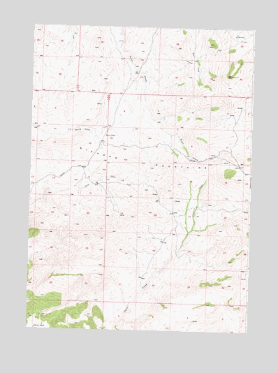 Sioux Pass, WY USGS Topographic Map